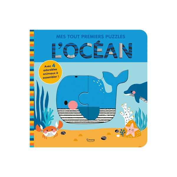L'océan : avec 4 adorables animaux à assembler !, Mes tout premiers puzzles