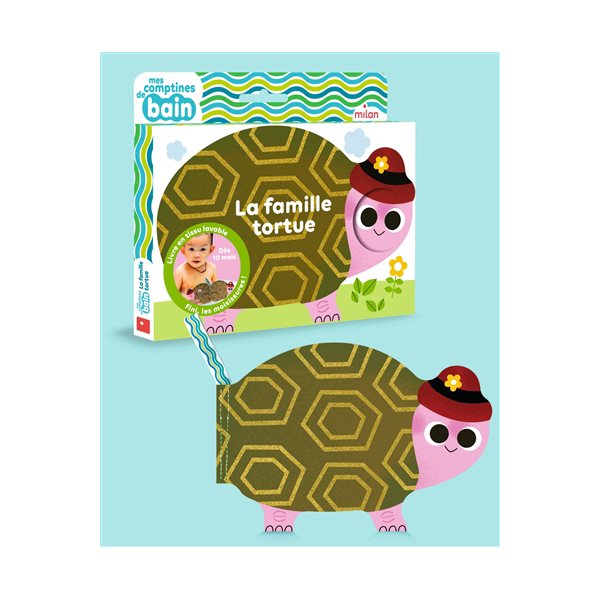 La famille tortue, Mes comptines de bain