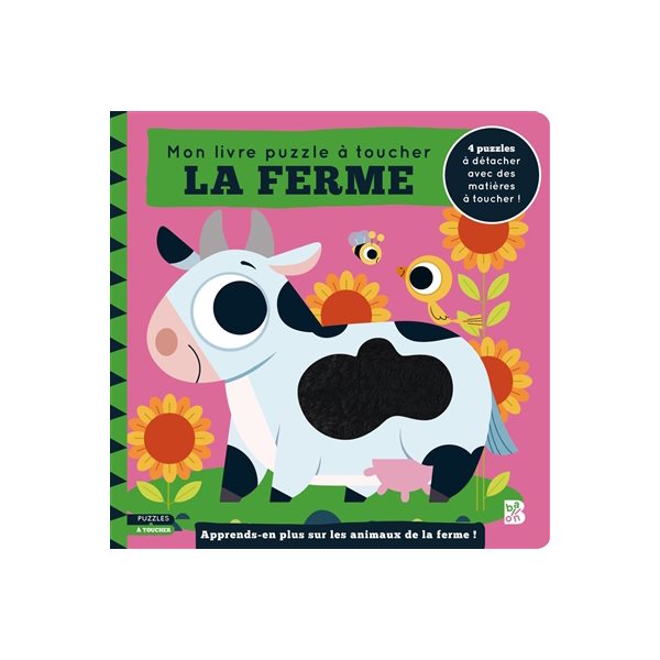 La ferme, Mon livre puzzle à toucher