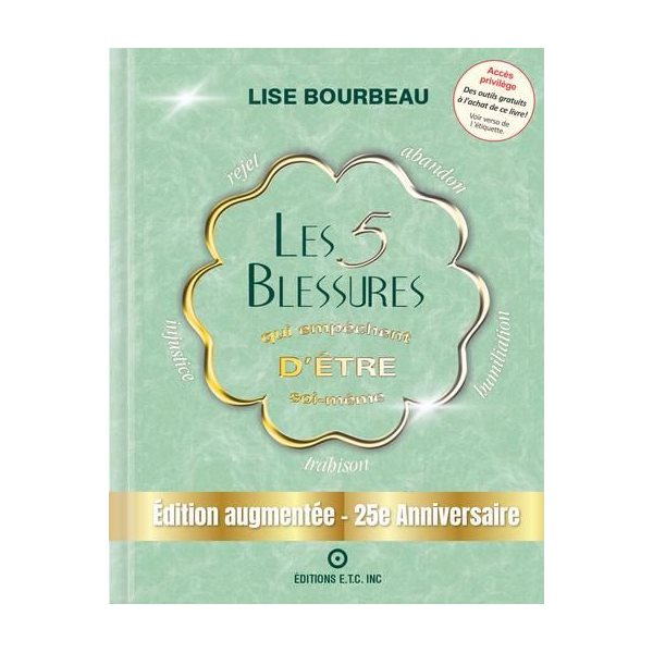 Les 5 blessures qui empêchent d'être soi-même : 25e anniversaire