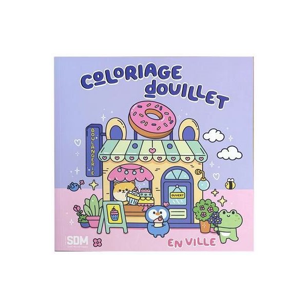 Coloriage douillet en ville