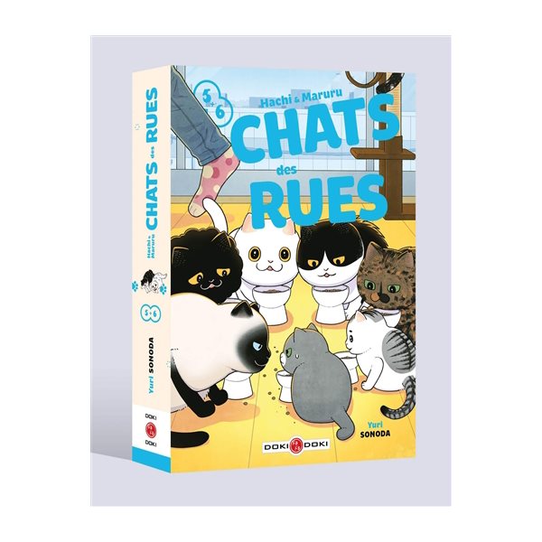Hachi et Maruru : chats des rues : volumes 5 et 6, Doki-Doki