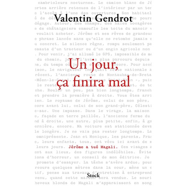 Un jour, ça finira mal
