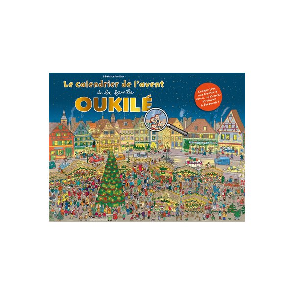 Le calendrier de l'Avent de la famille Oukilé : chaque jour, une fenêtre à ouvrir, un cherche et trouve à découvrir !