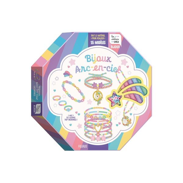 Bijoux arc-en-ciel : licornes