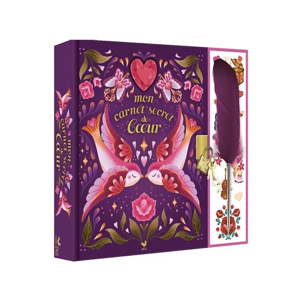 Mon carnet secrets de coeur : coffret