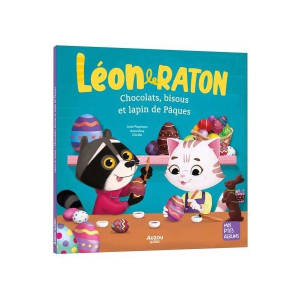 Chocolats, bisous et lapin de  Pâques, Léon le raton