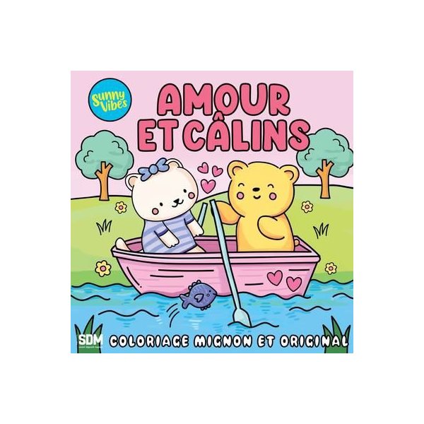 Amour et câlins : Coloriage mignon et original