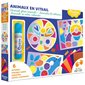 Animaux en vitrail : 6 vitraux