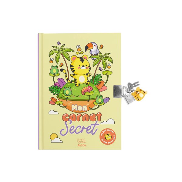 Mon carnet secret : porte-clé tigre
