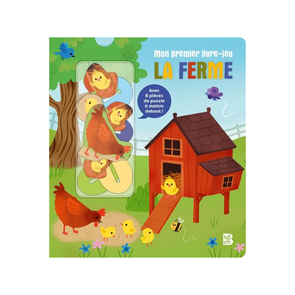 La ferme : avec 8 pièces de puzzle à mettre debout !