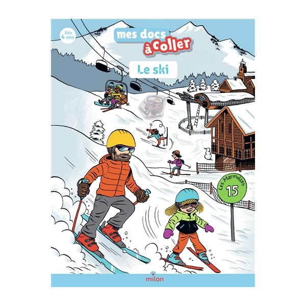 Le ski : j'apprends avec mes autocollants