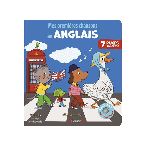 Mes premières chansons en anglais