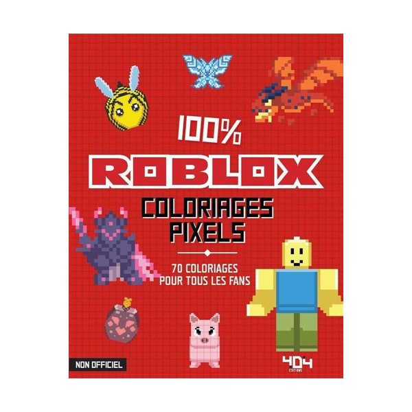Coloriages pixel : 100 % Roblox