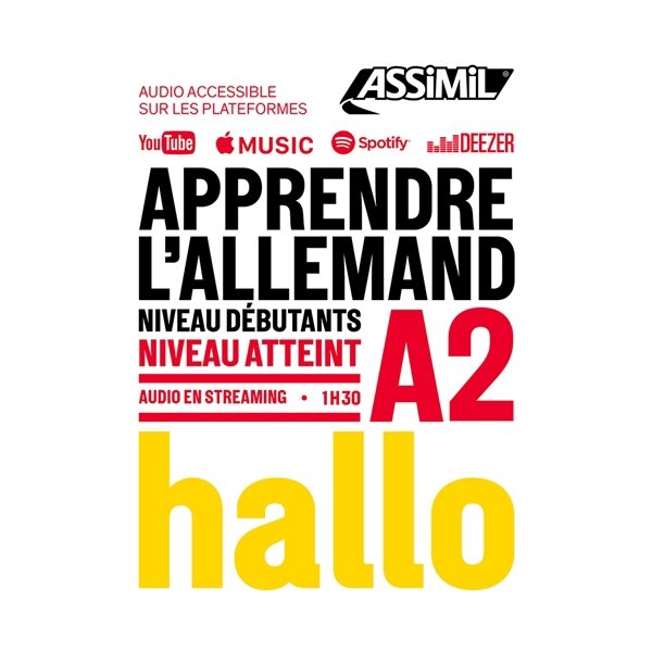 Apprendre l'allemand : niveau débutants : niveau atteint A2