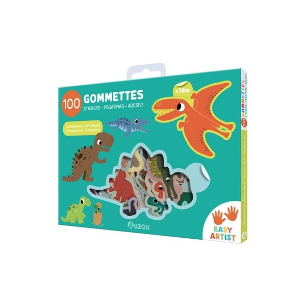 100 gommettes : Dinosaures