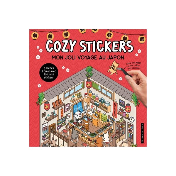 Cozy stickers : mon joli voyage au Japon