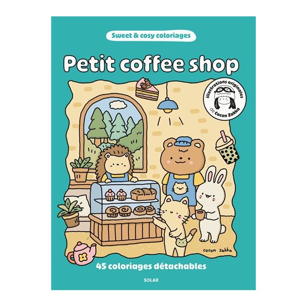 Petit coffee shop, Sweet and cosy coloriages