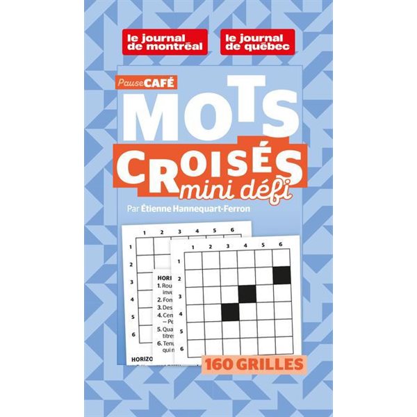 Pause Café : Mots croisés mini 2026 no 1
