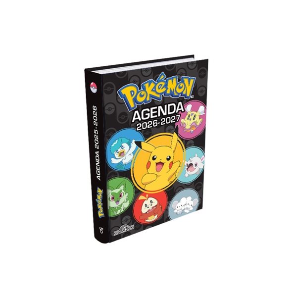 Pokémon : Agenda avec jeux 2026-2027